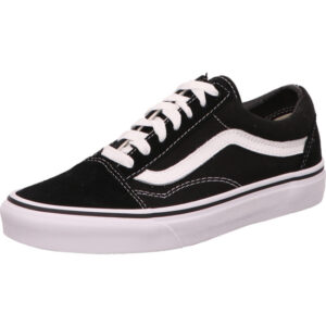 Vans Old Skool Halbschuh schwarz mit weißem Vans Streifen