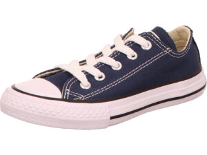 Converse Chuck Taylor navy Kinder Halbschuh in blau mit weißen Schnürsenkel und weißer Sohle