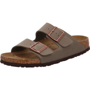 Birkenstock Arizona zwei Schnallen Farbe stone Material Birkoflor