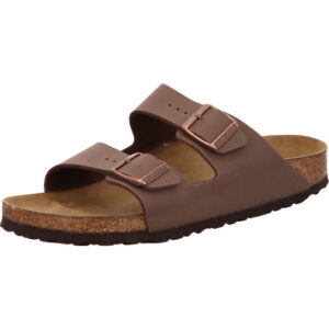 Birkenstock Arizona zwei Schnallen mocca Nubukleder