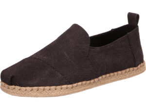Toms slip in schwarz mit brauner Sohle