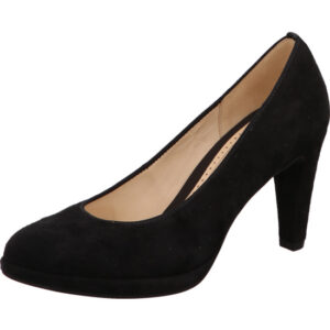 Gabor Pumps Damen schwarz mit schwarzem Absatz