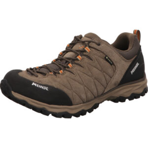 Meindl Mondello Herren Wanderhalbschuh braun kaminrot mit Überweite und Gore-Tex