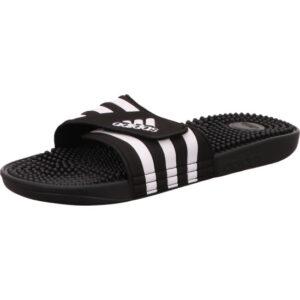 Adidas Adissage mit Klettverschluß und Noppen auf dem Fubett zu Vitalisierung der Füße