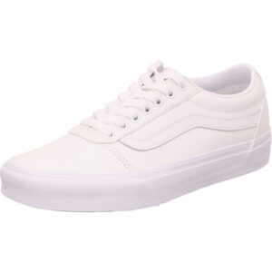 Vans ward Halbschuh weiß stoff  mit weißem Vans