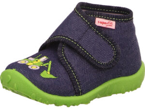 Superfit Spotty Blau Kinder Hausschuhe hoch
