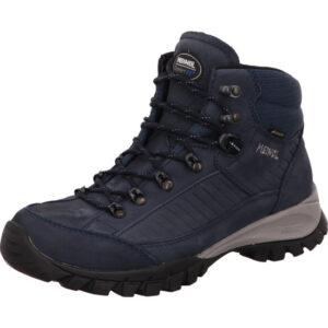 Meindl Sran Lady Damen hoher Wanderschuh mit überweite blau und heller Sohle