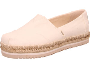 Toms slip in weiß mit beiger Sohle