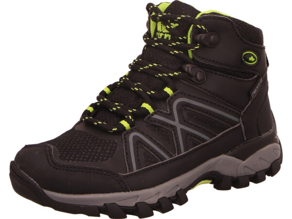 Lico Maine    schwarz/lemon Kinderschuhe Hoch Jungen