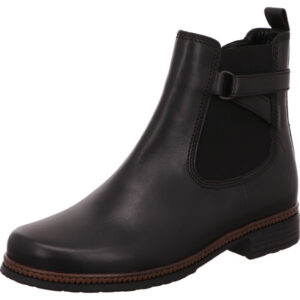 Gabor Stiefelette Damen schwarz mit schwarzer Sohle