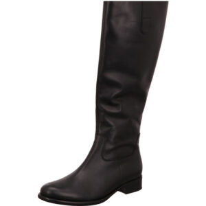 Gabor Stiefel hoch schwarz mit schwarzer Sohle