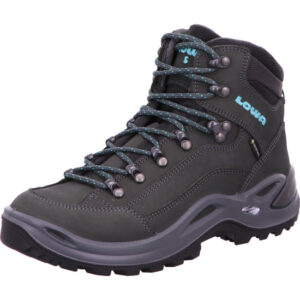Lowa Renegade GTX Damenschuh hoch graphit kombi mit dunkler Sohle