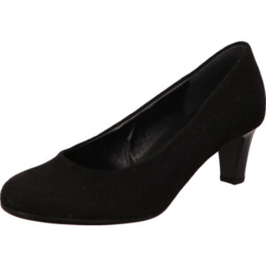 Gabor Pumps Damen schwarz mit schwarzem Absatz