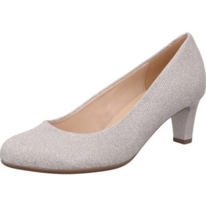 Gabor Pumps Damen silber mit silber Absatz