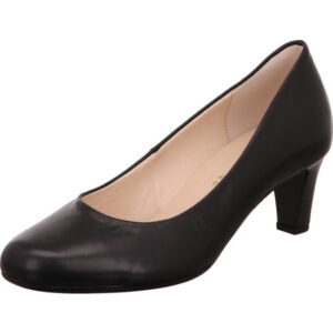 Gabor Pumps Damen schwarz mit schwarzer Sohle