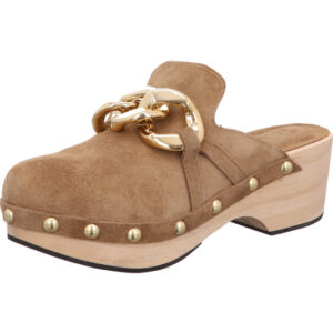 Alpe Baby Silk-Cuero Damen Pantoletten modisch