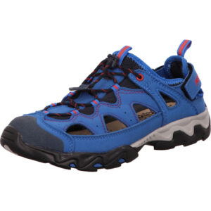 Meindl Rudy Junior  halboffener Halbschuh blau mit rot