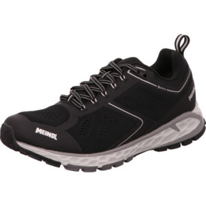 Meindl Wanderhalbschuh Herren Power Walker GTX mit Goretex schwarz mit weißer Sohle
