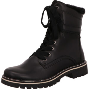 Gabor Stiefelette Damen schwarz mit schwarzer Sohle und Futter