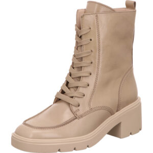 Gabor Stiefelette hoch Damen creme mit cremfarbener Sohle