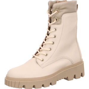 Gabor Stiefelette Damen creme mit beiger Sohle