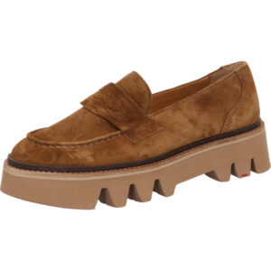 Lloyd Damen Sneaker Mokassin braun mit heller Sohle
