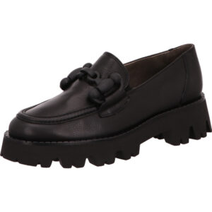 Paul Green Damen Plateau Slipper mit robuster Sohle und vorne Kettenapplikationen