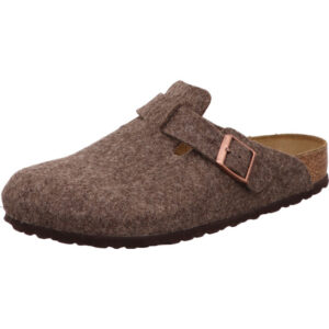 Birkenstock Boston Clogs braun Filzmaterial