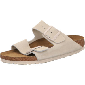 Birkenstock Arizona zwei Dornschnallen wieß leder