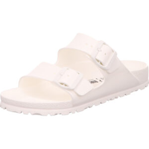 Birkenstock Arizona zwei Schnallen weiss PU-Material