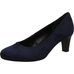Gabor Pumps Damen dunkelblau mit dunkelblauem Absatz