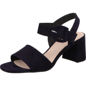 Gabor Damen Pumps offen schwarz mit schwarzer Sohle