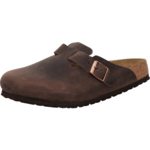 Birkenstock Boston Clogs braun leder