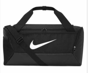 Nike Sporttasche schwarz mit weißem Logo