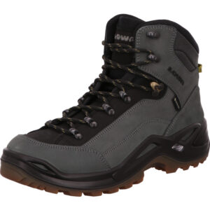 Lowa Renegade GTX Herrenschuh hoch dunkelgrau  mit schwarzer Sohle