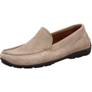 Lloyd Emilio Mokassin Herrenschuh beiige mit schwarzer Sohle