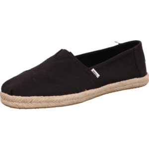 Toms slip in schwarz mit beiger Sohle