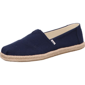 Toms slip in blau mit beiger Sohle