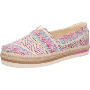 Toms slip in multi Muster mit brauner Plateau Sohle