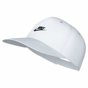 Nike Club Cap weiß mit schwarzem Logo