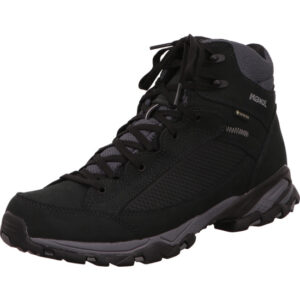 Meindl Toledo GTX hoher herren Wanderschuh schwarz leder mit heller Sohle