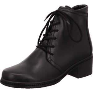 Gabor Stiefelette Damen schwarz mit schwarzem Absatz