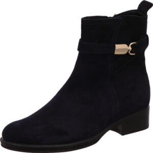 Gabor Stiefelette Damen schwarz mit schwarzer Sohle und Schnalle