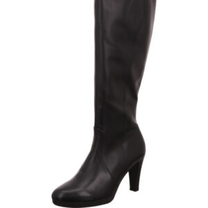 Gabor Stiefel hoch schwarz mit schwarzer Sohle
