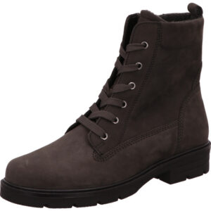 Gabor Stiefelette Damen grau kombi mit schwarzer Sohle