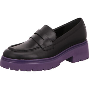 Gabor Loafer schwarz mit lila Sohle