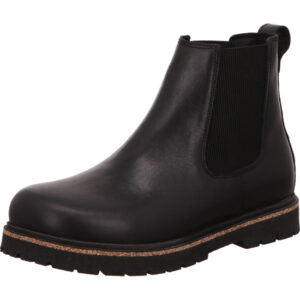 Birkenstock Highwood Slip On M Herrenstiefelette schwarz und robuster Sohle