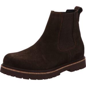 Birkenstock Highwood Slip On M Herrenstiefelette braun und robuster Sohle