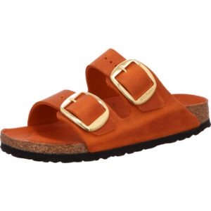 Birkenstock Arizona Big Buckle zwei Schnallen orange große Schnallen