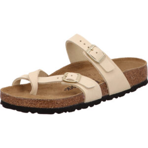 Birkenstock Mayari Pantolette beige nubuk